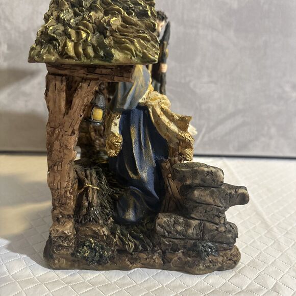 2002 Home Interiors Behold A Child‎ Is Born Nativity Scene 55053 Sculpture - Picture 9 of 10